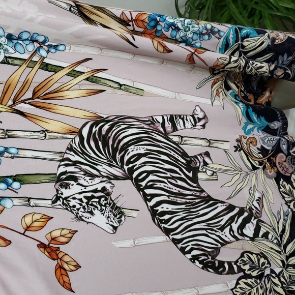 Johnny Was Multicolor Tunic with Zebra Print - Picture 2 of 8